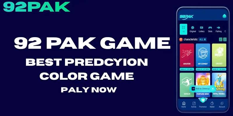 92pak Game App Interface